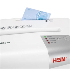 HSM ShredStar X6pro Hvid Makuleringsmaskine